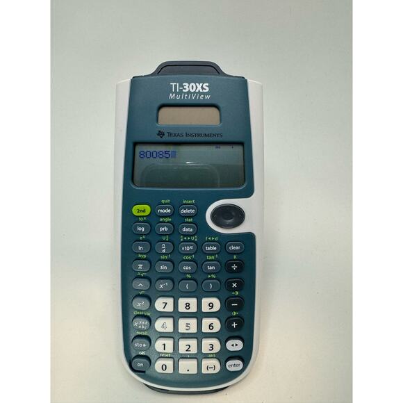 Texas Instruments TI-30XS Multi View Calculator with Cover Blue - Tested - Picture 2 of 7